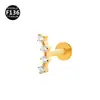 F136 Titanio Forma Recta Ópalo Aurora Semicircular Copo de Nieve Forma Recta Stud para Labio Stud para Hueso de la Oreja Stud para Cartílago de la Oreja Joyería para Piercing