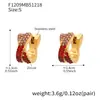 Pendientes Cruzados Europeos y Americanos de Moda Tachonados con Diamantes de Circonia 5A Brillantes, Joyería Elegante y con Estilo, Chapados en Oro Real de 18 Quilates, No se Desvanecen