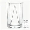 Vaso de vidrio de alta transparencia Jindalai para uso doméstico, vaso simple para agua, vaso para jugo, taza multifuncional para café, taza de lujo ligero estilo ins
