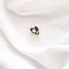 Broche de Laço Coração Simples para Mulheres, Corsage de Luxo, Alfinete Anti-Exposição para Gola Feminina, Alfinete de Cardigã, Acessório de Roupa