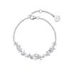 Pulsera de Glicinia de la Suerte para Mujer, Joyería de Mano de Moda de Lujo Ligero de Alta Gama, Nuevo Regalo Clásico de Nicho para Novia