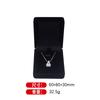 Caja Colgante Cuadrada Flocado de Alta Gama Caja de Terciopelo para Collar Caja para Joyas Caja de Embalaje Caja de Regalo Pulsera Perla Eva