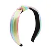 Diadema de Arcoíris Nudada Estilo Retro, Hecha a Medida Antideslizante Moderna de Gama Alta Linda Diadema de Color Arcoíris Degradado para Mujeres