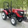 Tractor Dongfanghong Me504 de Tracción en las Cuatro Ruedas Máquina Pequeña de Labranza Agrícola Rotocultivador Tractor Diésel de Cuatro Ruedas