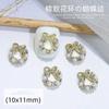 Popular online popular guirlanda de laço para unhas joia super brilhante luxo decoração de unhas japonesa liga metálica Acessórios Atacado