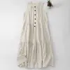 Vestido de Estilo Perezoso Holgado sin Mangas de Cuello Redondo de Lunares Estilo Nuevo Primavera y Verano 2026 Falda Línea A Vestido de Vacaciones