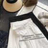 Falda paraguas francesa de algodón súper resistente y antiarrugas de alta calidad de Zedaijiayi [un trazo es plano] falda blanca pequeña de oxígeno falda negra pequeña
