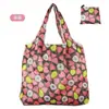 Bolsa de compras dobrável portátil ecológica fofa estilo cartoon japonês, bolsa tote, bolsa de armazenamento de água, pequena bolsa de supermercado