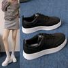 Zapatos Blancos para Mujer 2025 Nuevos de Primavera Populares Versátiles Zapatos de Mujer Zapatos Casuales Estudiantes Primavera y Otoño Planos Tenis Deportivos