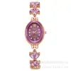 Explosiones de alto valor en stock suministro directo reloj de pulsera de trigo explosiones pétalos violetas joyería de lujo ligero damas