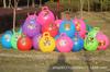 Fabricante atacado bola de chifre inflável infantil competição de jardim de infância bola interativa bola de salto inflável bola de alça bola de salto