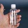 Botella de plástico transparente de 50 ml, 60 ml y 100 ml, botella separada para medicina sólida y líquida sellada con tapa, botella vacía de muestra