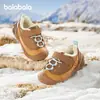 Zapatos para Niños Balabala Zapatos para Niños Pequeños Niños y Niñas Zapatos para Bebés 2025 Nuevos Zapatos de Exterior para Primavera y Otoño Forrados de Felpa Antideslizantes