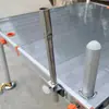 Juego Completo de Accesorios para Plataforma de Pesca: Soporte para cañas Soporte para sombrillas Inserto Acero inoxidable engrosado Conservador de peces Caja para carnada Red de pesca Soporte para luz