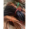 Cesta Suspensa de Rattan Sintético PE Redonda Tira Plana Rattan Material para Reparo de Cadeira Mesa de Café Cesta de Armazenamento DIY Material Externo Interno