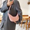Bolso Dumpling de Pana Transfronterizo 2024 Nuevo Combinable Bandolera Hombro Ajustable Casual Bolso Bandolera Otoño e Invierno para Mujer