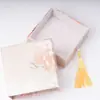 Caja de Regalo de Joyería Portátil Simple y Lujosa para Collares, Anillos, Pulseras y Caja de Empaque para Almacenamiento de Esmalte de Uñas
