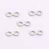 Venta Caliente Transfronteriza DIY Cortado Símbolo Infinito Colgante Encanto Colgante Pequeño Oro 18K Acero Inoxidable Collar Acero de Titanio