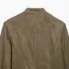Ropa de mujer al por mayor transfronteriza 2026 otoño nueva moda versátil textura de gamuza hebilla anudada chaqueta 4344800
