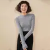 Suéter de Cachemir Acanalado de Cuello Alto Medio Otoño/Invierno 26 para Mujer, Suéter Suave de Cachemir de Cabra Sin Costuras, Color Sólido Tejido Capa Base