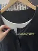 Camiseta de Manga Larga Falsa de Dos Piezas con Bloques de Color Talla Grande para Mujer Otoño Holgada Cubre Imperfecciones Top Base Adelgazante para Mujeres de Talla Grande para Salir