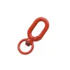 7019 # Hebilla de figura de ocho pintada de aleación de alta calidad, hebilla de calabaza, hebilla de resorte, hebilla colgante para bolsa de equipaje, accesorios de cadena para teléfono móvil al por mayor