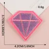 Pegatina Bordada Helado Caramelo Etiqueta de Tela Accesorios para Ropa Pegatina Bordada para Zapatos Insignia con Logo Bordado para Computadora Pegatina de Tela DIY