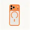 Adequado para Capa de Celular iPhone 18 Pro Max, Cor Doce, Resistente a Manchas, Magnética, Toque de Pele Ai Capa Protetora de Cobertura Total para Apple 17