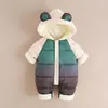 Conjunto de Invierno para Gateo de Bebé Recién Nacido, Mameluco de Polar para Bebé, Traje de Una Pieza para Niños y Niñas, Body Exterior