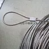 Cuerda de Acero Inoxidable 304 Auténtica/Cuerda de Remolque/Tendedero/Tendedero/7*19/4mm de Espesor 4 mm