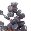 Cuentas Sueltas de Jade Liso de Doble Agujero Azul-Verde, Cuentas Lisas Amarillo-Verde y Verde Púrpura para Pulseras, Collares y Accesorios de Joyería