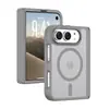 Nueva Funda Magnética Frosty de Comercio Exterior para iPhone DUO, Compatible con Carga Inalámbrica Ultra Delgada de Apple, Funda Protectora Resistente al Desgaste con Tacto de Piel