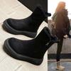 Moda Guasón Resistente al Frío Cálido Forrado de Felpa Botas Engrosadas Zapatos de Algodón Mujer 2024 Nuevas Explosiones de Invierno Botas de Nieve Mujer