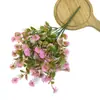Plantas Artificiales, Vegetación, Arreglos Florales, Césped Decorativo, Césped Artificial de Plástico, Menta de 5 Ramas, Paisajismo de Ingeniería, Flores y Plantas Artificiales Decorativas