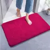 Felpudo para puerta de baño del hogar, absorbente y resistente a las manchas, adecuado para usar en el baño, la ducha y como alfombrilla antideslizante; lavable en la lavadora; disponible para venta al por mayor