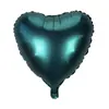 Nuevos Globos de Papel de Aluminio de 18 pulgadas con Forma de Estrella de Cinco Puntas y Corazón en Colores Macarrón Fluorescente y Metálico para Habitaciones de Boda y Bodas al por Mayor