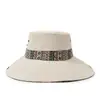 Nuevo Sombrero de Pescador Estilo Étnico 2026 para Mujer, Versátil para Playa de Verano, Ala Ancha, Protección UV, Sombrero para el Sol
