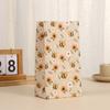 Nova Sacola de Papel Kraft com Estampa de Desenho Animado Sacola de Presente Portátil para Feriado Infantil Sacola de Embalagem Fofa de Patinho Amarelo Atacado