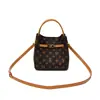 Bolso Cruzado Retro Casual Tipo Cubo para Mujer, Bolso de Hombro Simple de Lujo Ligero para Viajes Diarios, Bolso Cruzado con Bloques de Color y Estampado, Bolso para Madre e Hija