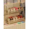 Estante Exhibidor de Cigarrillos Supermercado Tienda de Conveniencia Mostrador de Caja Estante para Cajetillas de Cigarrillos Estante de Almacenamiento Multicapa Estante para Colocar Porta Cigarrillos