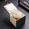 Dehua grasa de oveja jade Porcelana Blanca Sutra del Corazón Bai Fu Yi Lu Gao Sheng Taza de Maestro caja de regalo taza de té taza de té logo