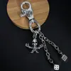 Yue Xiang cadena de dados sólida cadena de bolso cadena de bolso retro personalizado colgante para bolso cruzado