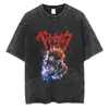Camiseta Streetwear Masculina Anime Japonês 2024 Camiseta Gráfica V
