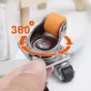 Rueda universal mini, polea de goma pequeña silenciosa, base móvil, nuevo tipo de rodillo, castor micro, rueda pequeña ultrabaja