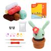 Bolsa de material de crochet de Amazon, serie de plantas, tejido de lana, adornos DIY, soporte para el cabello