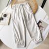 Ropa nueva de primavera y verano 2024 para niños y niñas, leggings de mezcla de algodón y lino, pantalones casuales X457738 467528