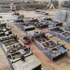 Mina Ferroviário Vagão Batente 600-30kg Manual Automático Modo Duplo Chave Ferroviária Bidirecional Batente de Vagão