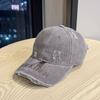Nueva Gorra de Pico de Pato Estilo Coreano 2025 para Mujer, Adelgazante del Rostro, Vintage Desgastada, Sombrero de Sol Versátil de Moda, Gorra de Béisbol para Hombre Tendencia