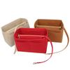 Bolsa de fieltro con cremallera para cosméticos, multifuncional, interior y almacenamiento, venta al por mayor transfronteriza