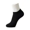 Calcetines cortos de algodón de color liso transfronterizos para mujer, disponibles en varios colores y personalizables; calcetines casuales de canalé de alta elasticidad para hombre tipo mocasín al por mayor